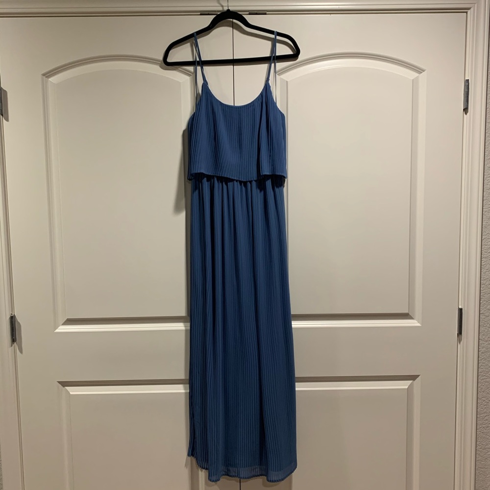 Lauren Conrad pleated Maxi dress